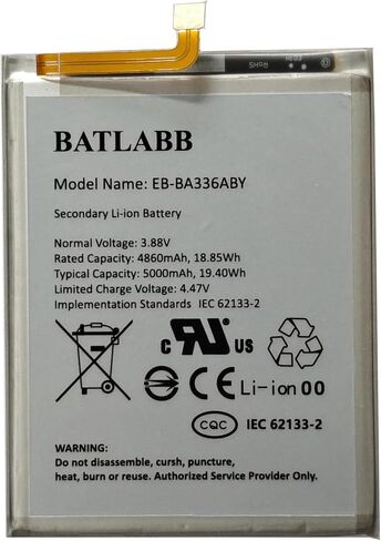 New EB-BA336ABY Battery Compatible with Galaxy A33 5G SM-A336 B/U/U1/W/E, with Instruction & DIY Toolkit in Saudi Arabia