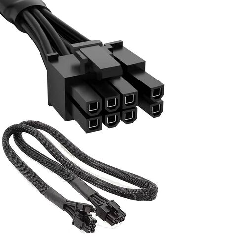 كابل PCIE لـ Corsair، ذكر إلى ذكر 8-pin إلى 6+2-pin GPU سلك الطاقة لبطاقة الرسومات Thermaltake، متوافق مع قناة Corsair 3 و4 25 بوصة (63 سم) in Kuwait