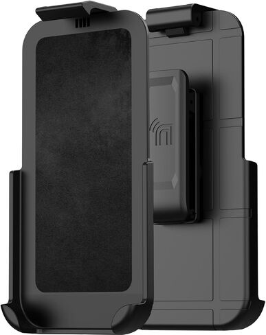 حافظة لهاتف iPhone 17 Pro Max (مصممة لتناسب معظم الجرابات)، حافظة بمشبك حزام بسقاطة للهاتف الخلوي مع مزلاج آمن - أسود in Kuwait