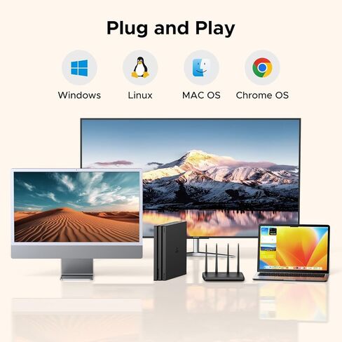 محطة إرساء محرك الأقراص الصلبة UGREEN USB 3.0 إلى SATA Dual-Bay HDD لمحرك الأقراص الصلبة SATA HDD مقاس 2.5 بوصة و3.5 بوصة، وقارئ القرص الصلب مع وظيفة النسخ دون اتصال بالإنترنت ووظيفة النسخ حتى 16 تيرابايت × 2 in Kuwait