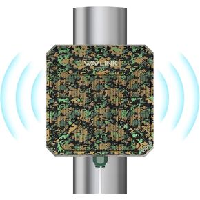موسع واي فاي خارجي WAVLINK AX3000 WiFi6، ثنائي النطاق واي فاي 6 نقطة وصول لاسلكية خارجية، مكرر واي فاي مقاوم للطقس، جهاز توجيه، 802.3at POE نشط، هوائيات اتجاهية متكاملة، يعمل مع Starlink in Saudi Arabia