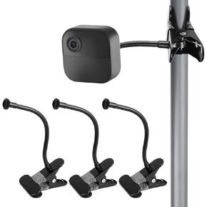 3 Pack Metal Flexible Clip Clamp Mount for Blink Outdoor 4, XT3, XT2, XT, Mini Security Camera (Black-3) in Kuwait