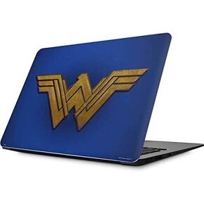 ملصق Skinit للكمبيوتر المحمول متوافق مع جهاز MacBook Air 13.3 (2010-2017) - تصميم شعار كبير مرخص رسميًا من Warner Bros Wonder Woman in Kuwait