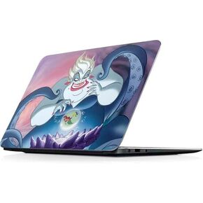 Skinit Decal Laptop Skin Compatible with XPS 13 Notebook (13in 2015) - Officially Licensed Disney Villains Ursula Ariel and Flounder Design in Kuwait