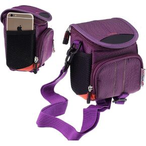 Navitech Purple Camcorder Camera Shoulder Bag Compatible with VBESTLIFE Full HD 1080P 16MP Video Camera Camcorder in Kuwait
