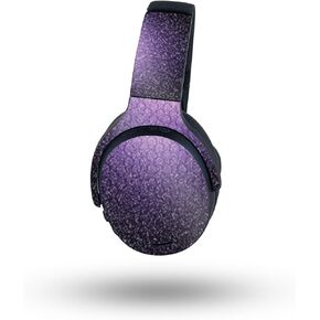 MightySkins Glossy Glitter Skin Compatible with Skullcandy Crusher ANC 2 - Antique Purple | Protective, Durable High-Gloss Glitter Finish | Easy to Apply in Saudi Arabia