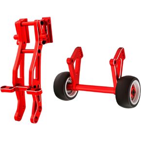 قضيب الشب وعجلة القيادة والجناح الخلفي لـ Arrma 1/8 Kraton V6 EXB سيئ السمعة RC سلسلة السيارات ترقيات الجزء الأزرق in Kuwait