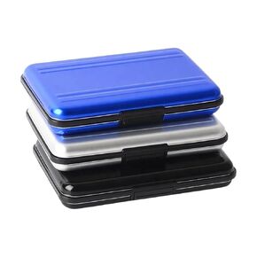 حامل بطاقة Micro SD محمول، حامل تخزين SDXC، حافظة بطاقة الذاكرة، حافظة ألومنيوم 16 Solts لـ SD/SDHC/SDXC/Micro SD جديد 2026 عالية لمكونات إلكترونية موثوقة in Kuwait
