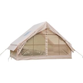 Inflatable Tents for Camping, Blow Up Tent with Hand Pump, Easy Setup 4 Season Inflatable Tent with Mesh & Chimney Window., Waterproof Oxford Air Tents for Camping 4/6/8/10/12 in Saudi Arabia