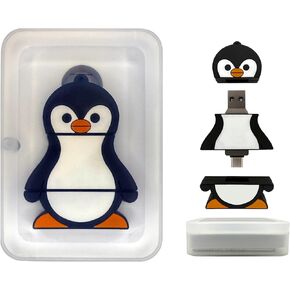 Penguin 31-in-1 Ultimate Bootable USB 3.0 (128 جيجابايت) - مجموعة أدوات Linux وWindows متعددة التمهيد | استعادة النظام، وإعادة تعيين كلمة المرور، والمثبتات، والأمن السيبراني، والطب الشرعي وأدوات الإصلاح in Kuwait