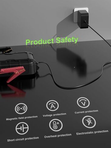 65W USB C Battery Charger Fit for NOCO Boost X GBX45 GBX55 GBX75 GBX155 Boost Air AX65 & NEXPOW& WOLFBOX& GOOLOO& TREKURE and Other Brand USB-C Portable Lithium Jump Starter in Saudi Arabia
