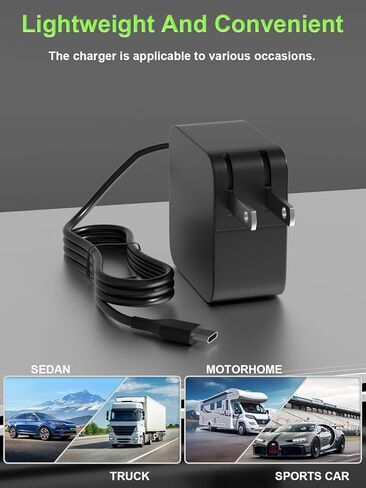 65W USB C Battery Charger Fit for NOCO Boost X GBX45 GBX55 GBX75 GBX155 Boost Air AX65 & NEXPOW& WOLFBOX& GOOLOO& TREKURE and Other Brand USB-C Portable Lithium Jump Starter in Saudi Arabia