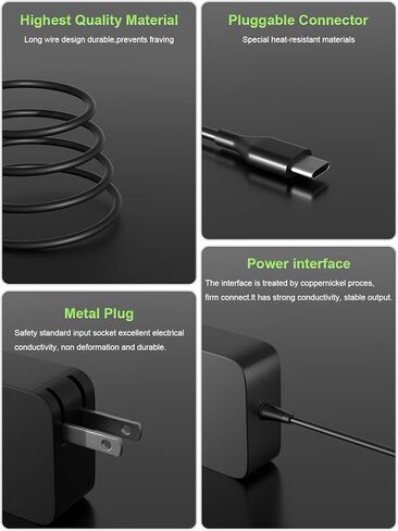65W USB C Battery Charger Fit for NOCO Boost X GBX45 GBX55 GBX75 GBX155 Boost Air AX65 & NEXPOW& WOLFBOX& GOOLOO& TREKURE and Other Brand USB-C Portable Lithium Jump Starter in Saudi Arabia