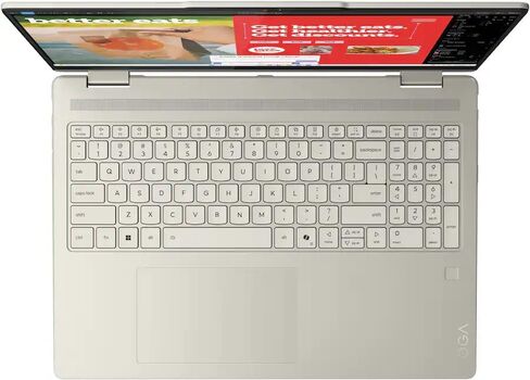 Lenovo Yoga 7 2 في 1 Copilot+ PC 16 بوصة كمبيوتر محمول بشاشة لمس LCD عالية الدقة بالكامل | AMD Ryzen AI 7 350 | رسومات AMD Radeon | بصمة الإصبع | إضاءة خلفية | ذاكرة وصول عشوائي (RAM) سعة 16 جيجابايت DDR5 | 2 تيرابايت SSD | Windows 11 Home | in Kuwait