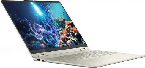 Lenovo Yoga 7 2 في 1 Copilot+ PC 16 بوصة كمبيوتر محمول بشاشة لمس LCD عالية الدقة بالكامل | AMD Ryzen AI 7 350 | رسومات AMD Radeon | بصمة الإصبع | إضاءة خلفية | ذاكرة وصول عشوائي (RAM) سعة 16 جيجابايت DDR5 | 2 تيرابايت SSD | Windows 11 Home | in Kuwait