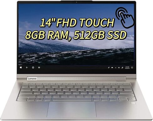 لينوفو يوجا C940-14 FHD(1920x1080) IPS Touch، تصميم 360 درجة 2 في 1، قارئ بصمات الأصابع، انتل الجيل العاشر i7-1065G7 حتى 1.3 جيجا هرتز، 4 نواة، 8 جيجا DDR4 RAM، 512 جيجا SSD، ويندوز 10، رمادي، EAT Pen in Saudi Arabia