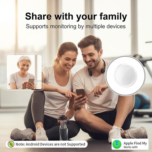 2 Pack Mini GPS Tracker Tags [Apple MFi Certified] Pair with Apple Find My (iOS Only) Global Real Time Car Tracking Devices Smart Air Bluetooth Tracker Key Finder Item Locator for Vehicles Pet Luggage in Saudi Arabia