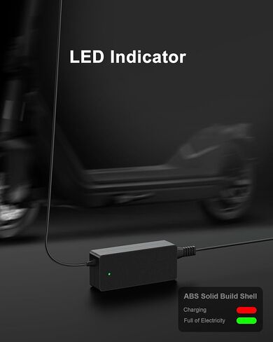 VHBW 42V Replacement Compatible with WERHY H5 H7 Electric Scooter Charger – Fast & Safe Charging for 36V Lithium Battery in Saudi Arabia