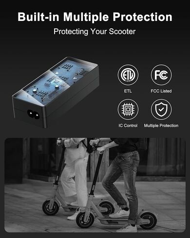 VHBW 42V Replacement Compatible with WERHY H5 H7 Electric Scooter Charger – Fast & Safe Charging for 36V Lithium Battery in Saudi Arabia