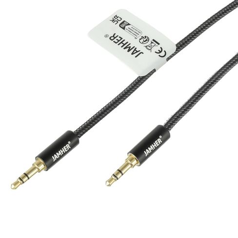 3.5mm Aux Audio Cable Male to Male Nylon Braided Aux Lead for Car Headphone MP3 Player Smartphone Tablet Home Stereos Laptop(10M/32.81ft) in Kuwait