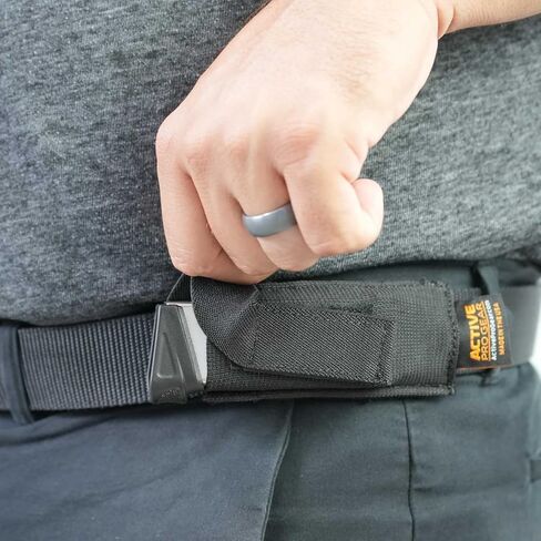 Ultimate Carrier for Concealed Carry | Elastic Horizontal Extra Magazine Belt Carrier in Saudi Arabia