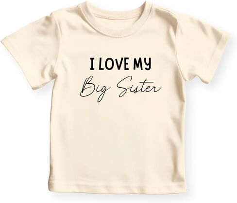 I Love My Big Sister Baby Bodysuit, Toddler & Kids T-Shirt - Cute Siblings Matching Outfit Sisterhood in Saudi Arabia