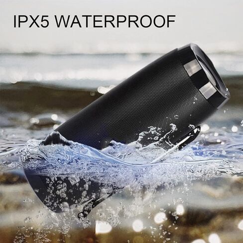 Portable Wireless Bluetooth Speakers,Outdoor Sports Speakers with Bluetooth 5.0,IPX5 Waterproof,3D Stereo,8 Hours Playback time,with HD Sound for Pool, Beach, Bike, Travel in Kuwait