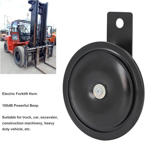 105dB Forklift Horn Replacement 24V 3A Alarm with High Volume Warning Suitable for Trucks Cars Excavators Construction Machinery Special Vehicles and Parking Lots in Saudi Arabia