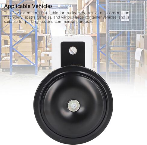 105dB Forklift Horn Replacement 24V 3A Alarm with High Volume Warning Suitable for Trucks Cars Excavators Construction Machinery Special Vehicles and Parking Lots in Saudi Arabia