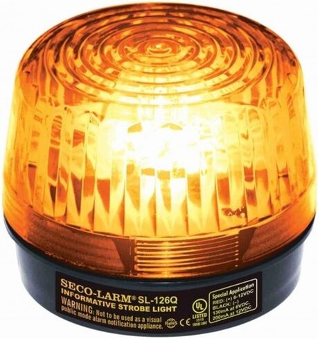 SECO-LARM SL-126Q/A Amber Security Strobe Light in Saudi Arabia