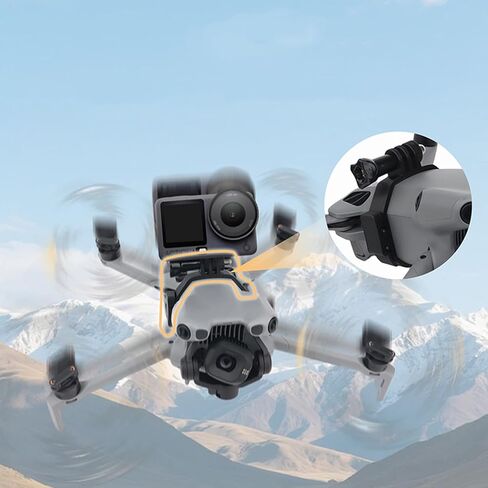 حامل كاميرا بدون طيار Mini 5 Pro، محول تثبيت علوي للكاميرا لملحقات الطائرة بدون طيار DJI Mini 5 Pro، دعامة تمديد سريعة التحرير مع فتحة ملولبة 1/4 بوصة للحامل ثلاثي القوائم، عصا السيلفي in Saudi Arabia