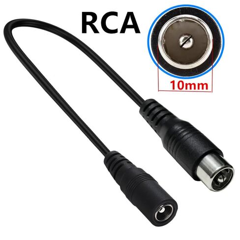 DC Power 5.5 x 2.1mm Female to RCA Male Power Adapter Cable,for Skateboard Bikes, Balance Bikes,Electric Bikes, 150mm/5.9 inch Length, 3 Pack in Saudi Arabia
