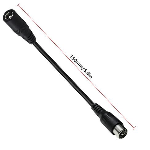 DC Power 5.5 x 2.1mm Female to RCA Male Power Adapter Cable,for Skateboard Bikes, Balance Bikes,Electric Bikes, 150mm/5.9 inch Length, 3 Pack in Saudi Arabia