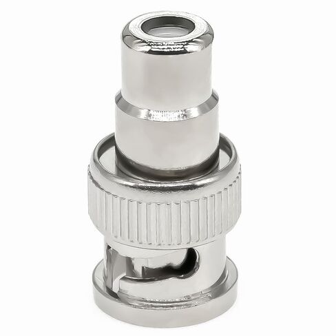 4 قطع محول BNC ذكر إلى RCA Femele Coax، محول وصلة BNC RCA موصل محول نحاسي لشاشة التلفزيون/كاميرا CCTV الأمنية/أنظمة المراقبة/أنظمة DVR in Kuwait