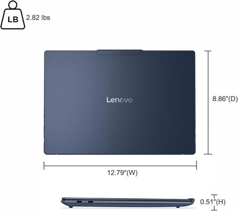 Lenovo Yoga Slim 7 كمبيوتر محمول 14.5 بوصة 3K OLED Touch (100% DCI-P3 1000nits HDR Peak) Qualcomm 12-core Snapdragon X Elite (ما يصل إلى 45 قمة) 16 جيجابايت ذاكرة الوصول العشوائي 512 جيجابايت SSD للأعمال Creator Win11Pro ICP Hub Copilot AI in Kuwait
