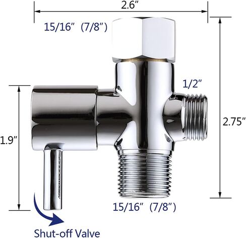 Bidet Sprayer for Toilet, Handheld Sprayer Kit, Hand Held Bidet, Cloth Diaper Sprayer Set Easy to Install in Saudi Arabia
