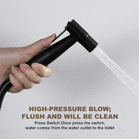 Handheld Bidet Sprayer for Toilet Matte Black in Saudi Arabia