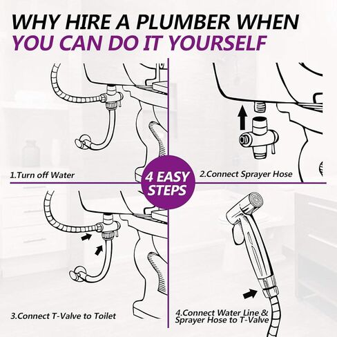 Handheld Bidet Sprayer for Toilet Matte Black in Saudi Arabia