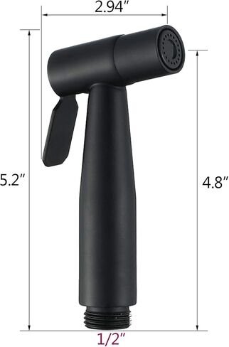 Handheld Bidet Sprayer for Toilet Matte Black in Saudi Arabia