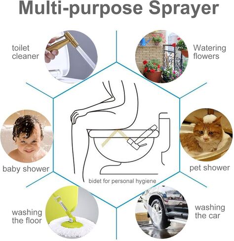 Bidet Sprayer for Toilet, Handheld Cloth Diaper Sprayer in Saudi Arabia