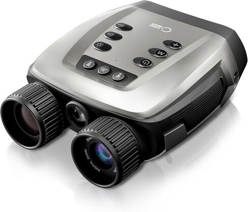 True 4K Night Vision Binoculars – Night Thunder X1 Night Vision Goggles for Adults with 3940ft Range, Full Color Photo and Video with App Control, 64GB Card for Camping & Security in Saudi Arabia