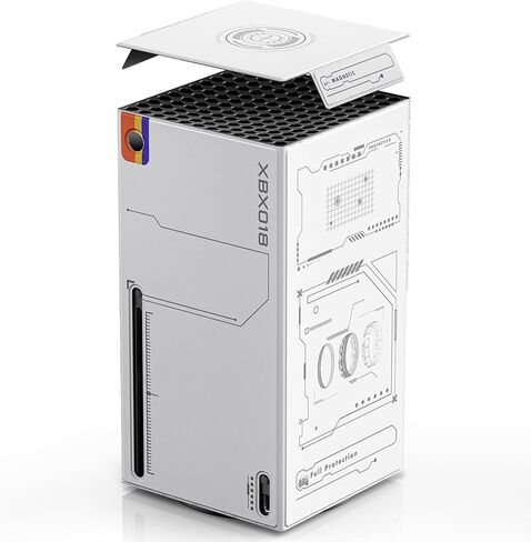 أغلفة مغناطيسية لملحقات وحدة التحكم Xbox Series X، لغطاء تصميم Starfield مع جلد PU الفاخر، غلاف إغلاق مغناطيسي وغطاء علوي لـ Xbox Series X، حماية كاملة in Kuwait