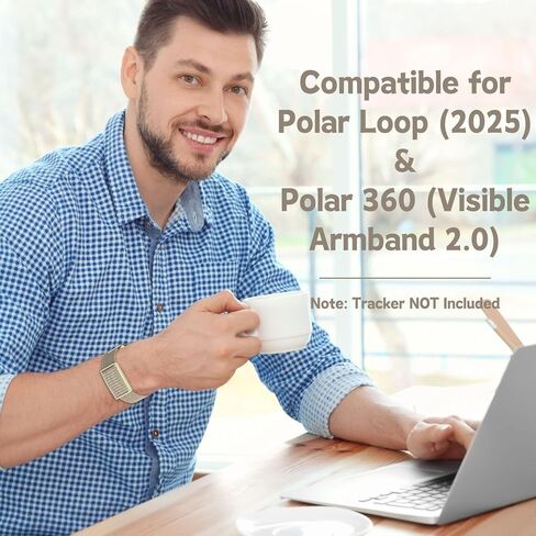 Vanet Nylon Straps Compatible with Polar Loop Bands/Polar 360 Replacement, Elastic Woven Strap Breathable Sport Adjustable Stretchy Braided Hook & Loop Wristbands for Men Women [NO Tracker], Small in Kuwait