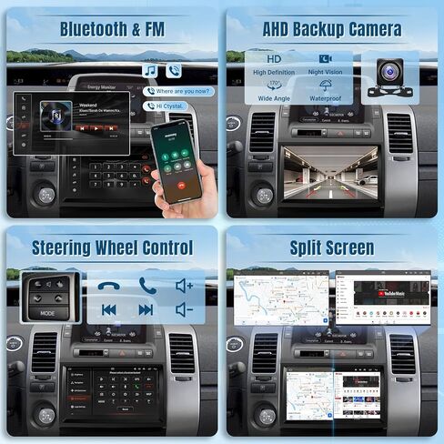 Naifay Android 12 Car Radio for Toyota Prius (Fit-J.B.L Version) 2004 2005 2006 2007 2008 2009 Screen, 9inch IPS Touch Screen for Prius Stereo with Carplay Android Auto/Bluetooth/GPS/WiFi/MIC+Canbus in Saudi Arabia
