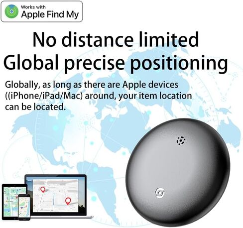 جهاز تعقب GPS للسيارات للمركبات جهاز تعقب GPS عالمي للمركبات يعمل مع Find My (iOS فقط)، جهاز تتبع مركبات السيارة لمكافحة الفقدان مع تطبيق للسيارات والمحفظة والحيوانات الأليفة والأمتعة in Kuwait