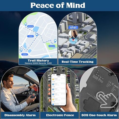 جهاز تعقب GPS للمركبات، جهاز تعقب مغناطيسي مخفي للسيارات، بطارية طويلة العمر IP67 مقاومة للماء، 4G، مطلوب اشتراك في السياج الجغرافي في الوقت الحقيقي in Kuwait