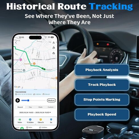 جهاز تعقب GPS للمركبات، جهاز تعقب مغناطيسي مخفي للسيارات، بطارية طويلة العمر IP67 مقاومة للماء، 4G، مطلوب اشتراك في السياج الجغرافي في الوقت الحقيقي in Kuwait