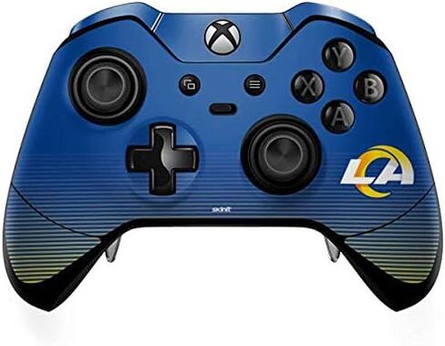 غلاف Skinit المخصص للألعاب متوافق مع وحدة تحكم Xbox One Elite - تصميم مرخص رسميًا من NFL Los Angeles Rams Breakaway in Kuwait