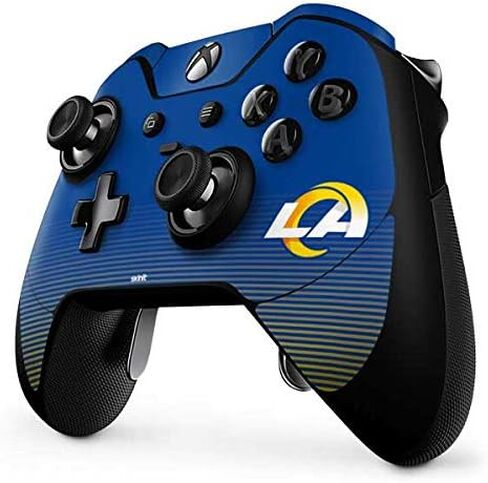 غلاف Skinit المخصص للألعاب متوافق مع وحدة تحكم Xbox One Elite - تصميم مرخص رسميًا من NFL Los Angeles Rams Breakaway in Kuwait