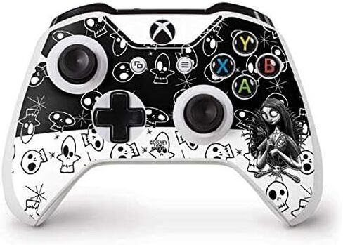 غلاف Skinit المخصص للألعاب متوافق مع وحدة تحكم Xbox One S - مرخص رسميًا من Disney The Nightmare Before Christmas Sally Art Design in Saudi Arabia
